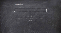Desktop Screenshot of pearsonal.com